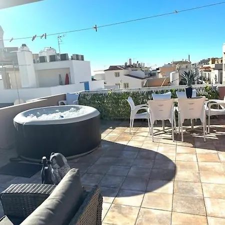 Luxury Oasis 30sec From Rooftop Jacuzzi Apartamento Torremolinos